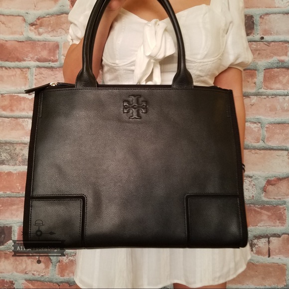 Tory Burch large canvas leather tote shoulder bag - Picture 8 of 8